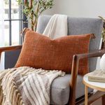 Product Image 1 for Braided Bisa Burnt Orange Pillow from Surya