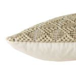 Product Image 1 for Lindy Indoor/ Outdoor Light Green/ Ivory Geometric Pillow from Jaipur 
