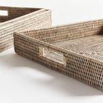 Product Image 6 for Burma Rattan Ottoman Trays, Set Of 3 from Napa Home And Garden
