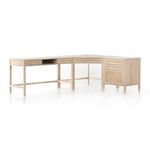 Product Image 3 for Clarita Desk System W/ Filing Cabinet - White Wash Mango from Four Hands
