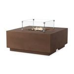 Product Image 6 for Donovan Square Fire Pit Wind Guard Kit - Tempered Glass from Four Hands