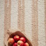 Product Image 3 for Lomita Handmade Striped Light Tan/ Cream Rug from Jaipur 