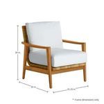 Product Image 12 for Pointe Natural Teak Lounge from Summer Classics
