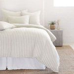 Product Image 1 for Blake Cream / Grey Striped Linen King Duvet Cover from Pom Pom at Home