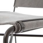 Product Image 1 for Wharton Bar Stool Stonewash Grey Canvas Or Distressed Brown from Four Hands