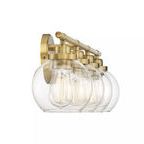 Product Image 1 for Carson Warm Brass 4 Light Bath from Savoy House 