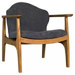 Product Image 2 for Vittorio Chair with Grey Fabric from Noir