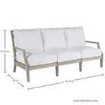 Product Image 4 for Haley Teak Sofa from Summer Classics