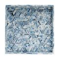 Product Image 3 for Chance Blue Square Tray from Currey & Company
