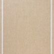 Reversible Easton Wheat / Ivory indoor/outdoor rug with a simple wheat-tone woven pattern and ivory border
