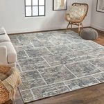 Product Image 5 for Elias Textured Gray / Ivory Area Rug - 10' x 14' from Feizy Rugs