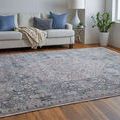 Product Image 7 for Marquette Blue / Gray Traditional Area Rug - 2' x 3' from Feizy Rugs