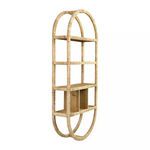 Product Image 2 for Oval Rattan Wall Shelf from Creative Co-Op
