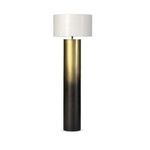 Floor lamp styled with white background and natural light, showing clean ombre finish