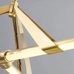 Product Image 2 for Jonas 3-Light Large Chandelier - Aged Brass from Hudson Valley