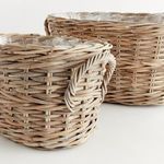 Product Image 2 for Normandy Oval Basket Planters, Set Of 2 from Napa Home And Garden