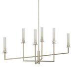 Product Image 3 for Courante Silver Chandelier from Currey & Company