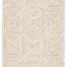 Full flat-lay view of rectangular rug highlighting the uniform diamond trellis design