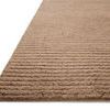 Close-up angled view highlighting thick ribbed texture and soft pile height of rug