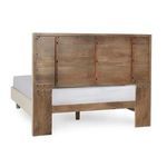 Back of Reece Bed headboard exposes natural wood grain and structural reinforcements