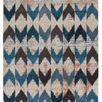 Product Image 1 for Zevi Chevron Blue/ Beige Rug from Jaipur 