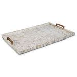 Product Image 1 for Multi Tone Bone And Brass Tray from Regina Andrew Design
