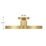 Product Image 6 for Thayer 1-Light LED Ceiling Light from Savoy House 