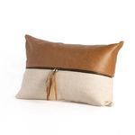 Product Image 6 for Leather & Linen Pillow from Four Hands
