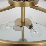 Product Image 1 for Colfax Brass 3 Light Semi Flush from Uttermost
