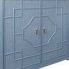 Product Image 4 for Two Door Decorative Rattan Overlay Cabinet With Curved Ends Painted from Worlds Away