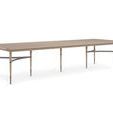 Product Image 7 for Brown Wood Modern Rectangular Here To Accommodate Dining Table from Caracole