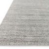 Barkley Silver Rug angled close-up showing textured wool and shimmery rayon fibers