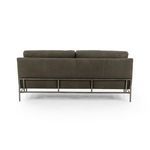 Rear view highlighting the cushioned back and open iron frame of the Vanna Sofa