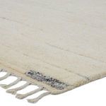 Product Image 3 for Furrow Hand-Knotted Striped Cream/ Gray Rug from Jaipur 