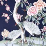 Product Image 4 for Nocturne Crane Framed Silk Panel from Villa & House