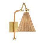 Product Image 1 for Linell 1-Light Wall Sconce in Warm Brass from Savoy House 