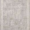 Ivory-toned area rug with subtle geometric motifs and a slightly distressed textured pattern
