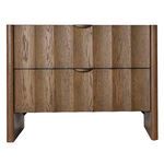 Product Image 7 for Finley Large Fluted Brown Sugar Oak Nightstand from Jamie Young