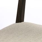 Detailed view of smooth, rounded edges and clean lines of cedar nettlewood frame