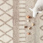 Product Image 1 for Sandhurst Handmade Geometric Gray/ White Rug from Jaipur 