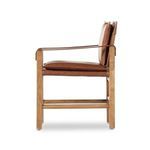 Product Image 15 for Lenz Sonoma Chestnut Leather Dining Armchair from Four Hands