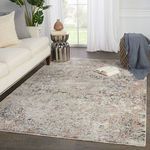 Product Image 1 for Niran Medallion Gray/ Rust Rug from Jaipur 