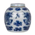 Product Image 6 for Blue & White Dragon Cloud Ancestor Jar from Legend of Asia