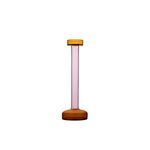 Product Image 1 for Glass Candle Holder Amber & Pink from BIDKHome