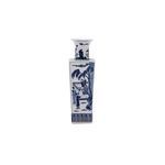 Product Image 1 for Blue & White Square Vase Romance Of West Chamber from Legend of Asia