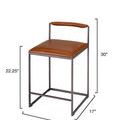 Product Image 3 for Bradbury Leather Counter Stool from Jamie Young