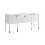 Product Image 1 for Eave Stone Top Uplifting White Sideboard from A.R.T. Home Furnishings
