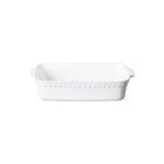 Product Image 1 for Pearl 11'' Scalloped Ceramic Stoneware Rectangle Baker - White from Costa Nova