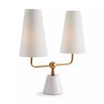 Product Image 1 for Madison Marble Base Dublet Lamp from Napa Home And Garden