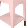 Product Image 4 for Patti Tapered Leg One Drawer Side Table With Antique Brass Foot Caps from Worlds Away
